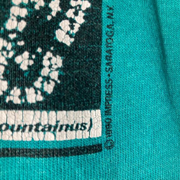 Vintage Makin’ Tracks Killington Sweatshirt XL Hanes Teal Ski Graphic USA Made - Picture 3 of 10
